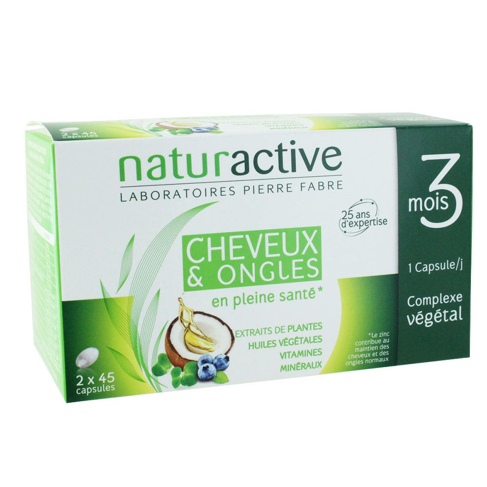 Naturactive Cabello Y uñas Fuerza Y Vitalidad 2x45 Capsulas