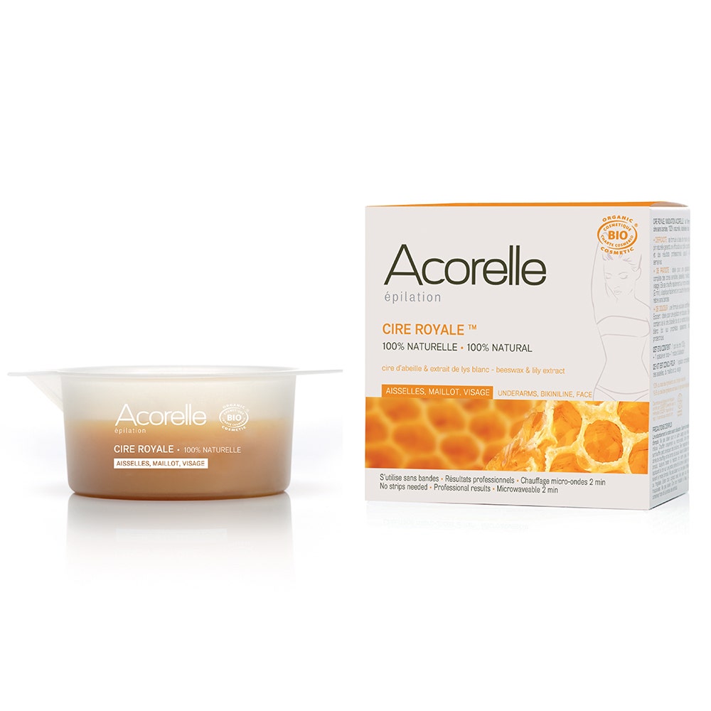 Acorelle Cera Real Axilas Bikini Cara Bandas Bio Certificada 100g