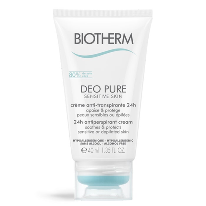 Biotherm Deo Pure Crema Antitranspirante Deopure 24h Piel sensible o depilada 40ml