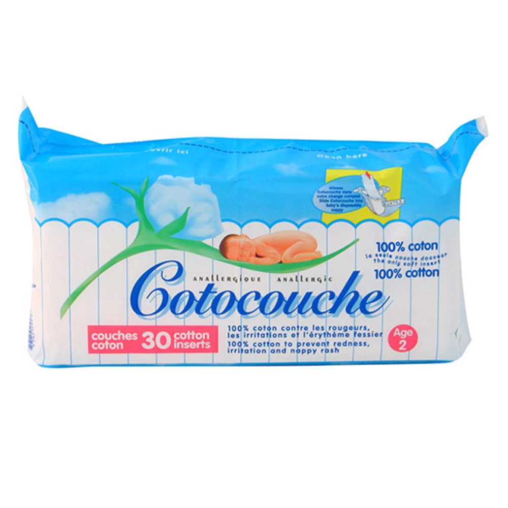 Gilbert Cotocouche Pañales 2ª edad 100% algodón x30