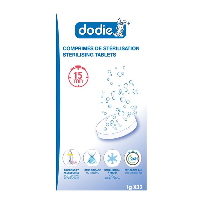 Comprimidos De Esterilizacion En Frio X32 Comprimidos Dodie