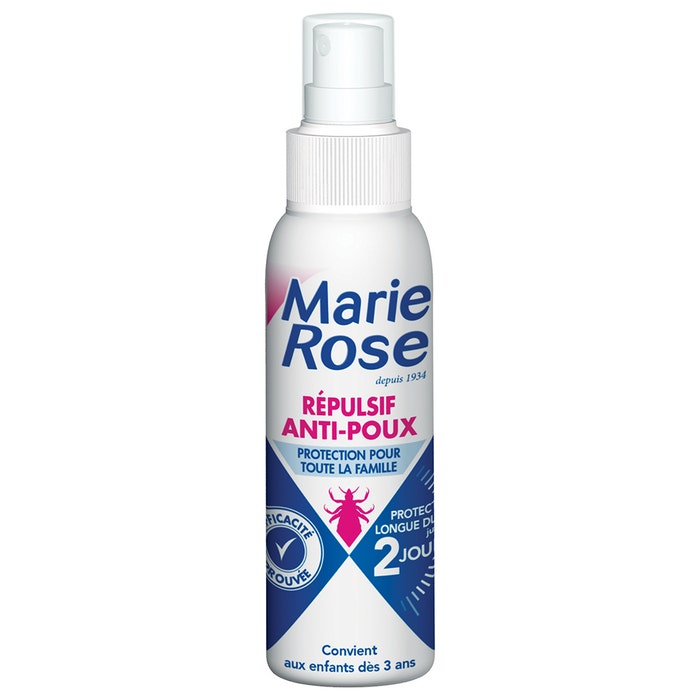 Spray Repelente Antipiojos 48h 100 ml Marie Rose