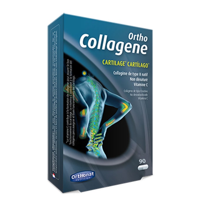 Cartílago de Collagena 90 Gelulas Orthonat