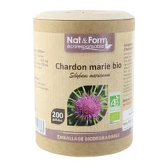 Nat&Form Nat&form Ecoresponsable Chardon Marie Bio 200 Gelules 200 Gélules