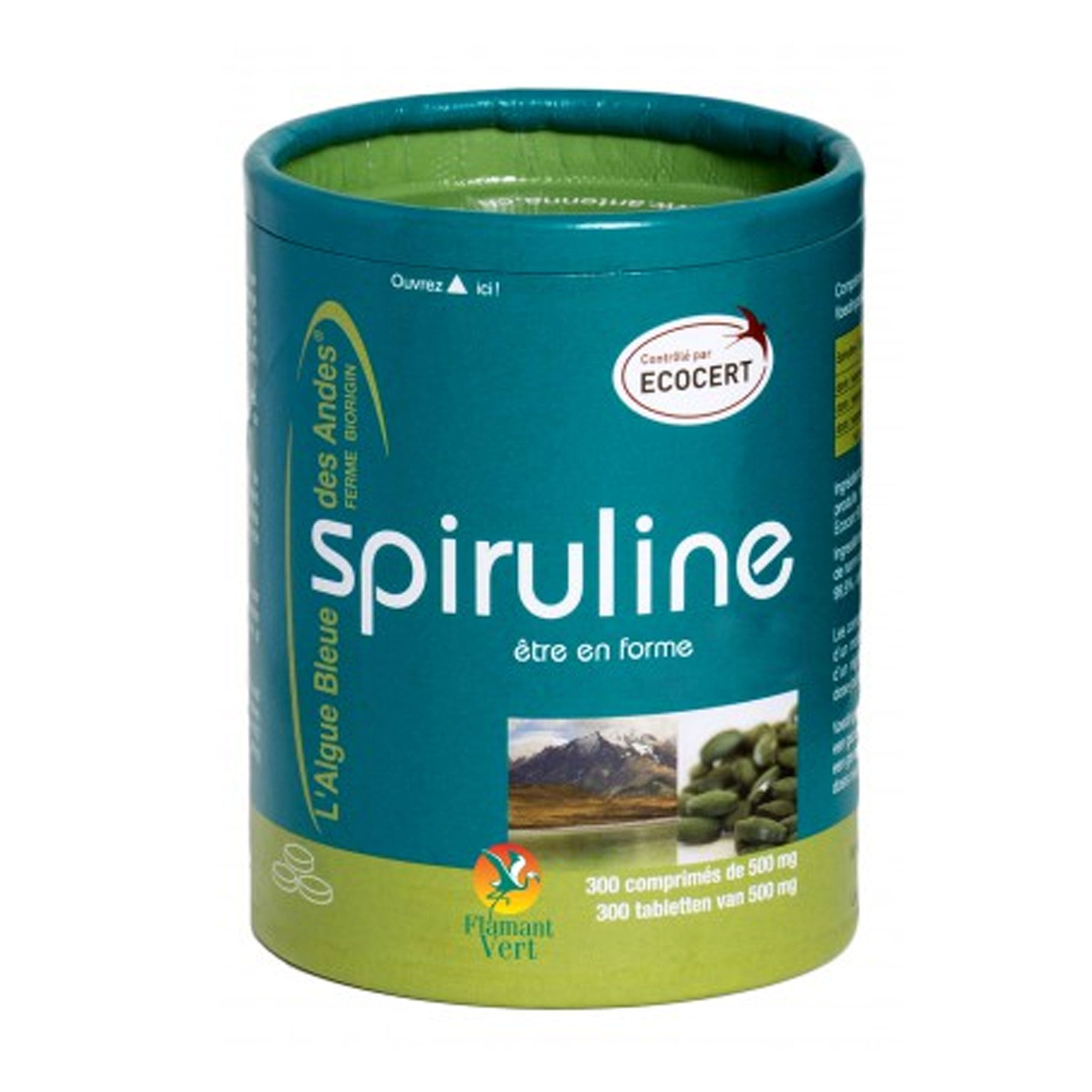 Flamant Vert Espirulina Estar En Forma 300 Comprimidos