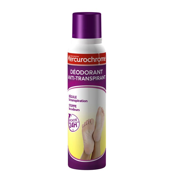 Desodorante de pies antitranspirante 150 ml Mercurochrome