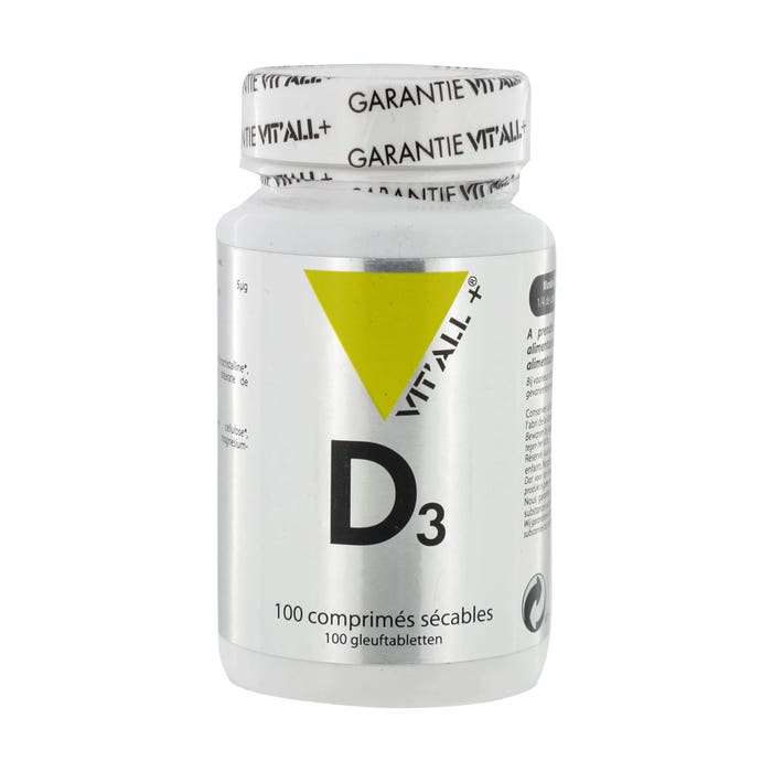 Vit'All+ Vitamina D3 20µg 100 comprimidos