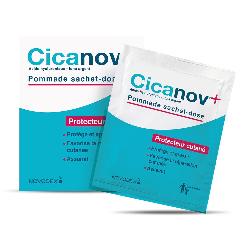 Novodex Cicanov+ Pomada Sobre Monodosis Protector Cutaneo X9 x9 sachets