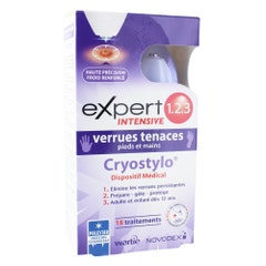 Novodex Expert 123 Intensive Verrugas rebeldes Cryostylo + Gel + 6 Apósitos 50ml
