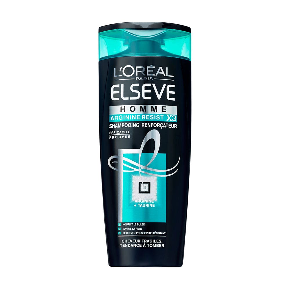 Elseve Elseve Hombre Arginina Resist X3 Champu Refortaleciente Cabellos Fragiles Con Tendencia A Caer 250ml