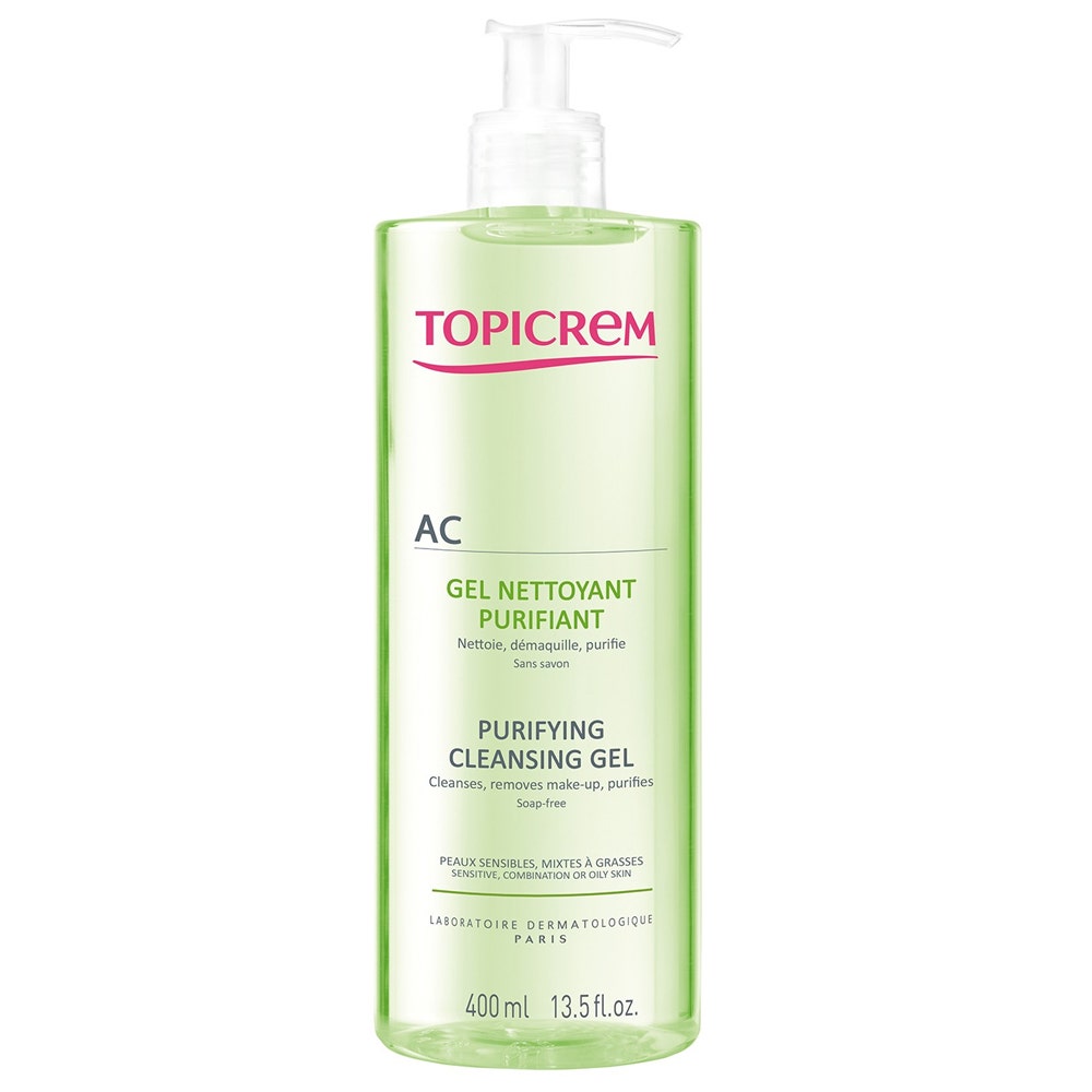 Topicrem AC Pieles Mixtas a Grasas AC Gel Limpiador Purificante Piel Mixta a Grasa 400ml
