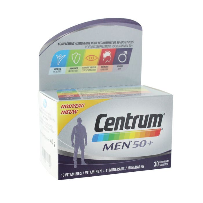 Centrum Men 50+ 30 Comprimidos 30 Comprimidos Centrum