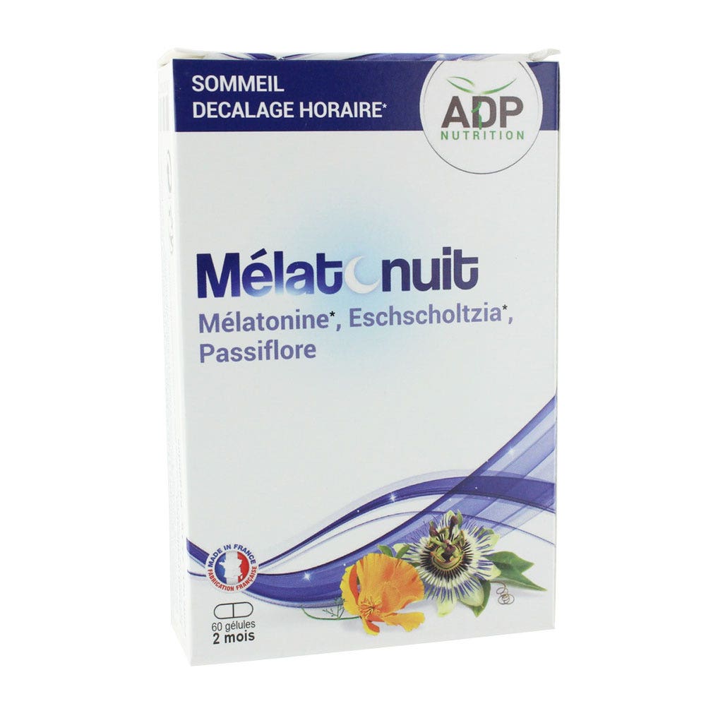 Adp Laboratoire Adp Melatonuit 60 Capsulas 60 Gelules