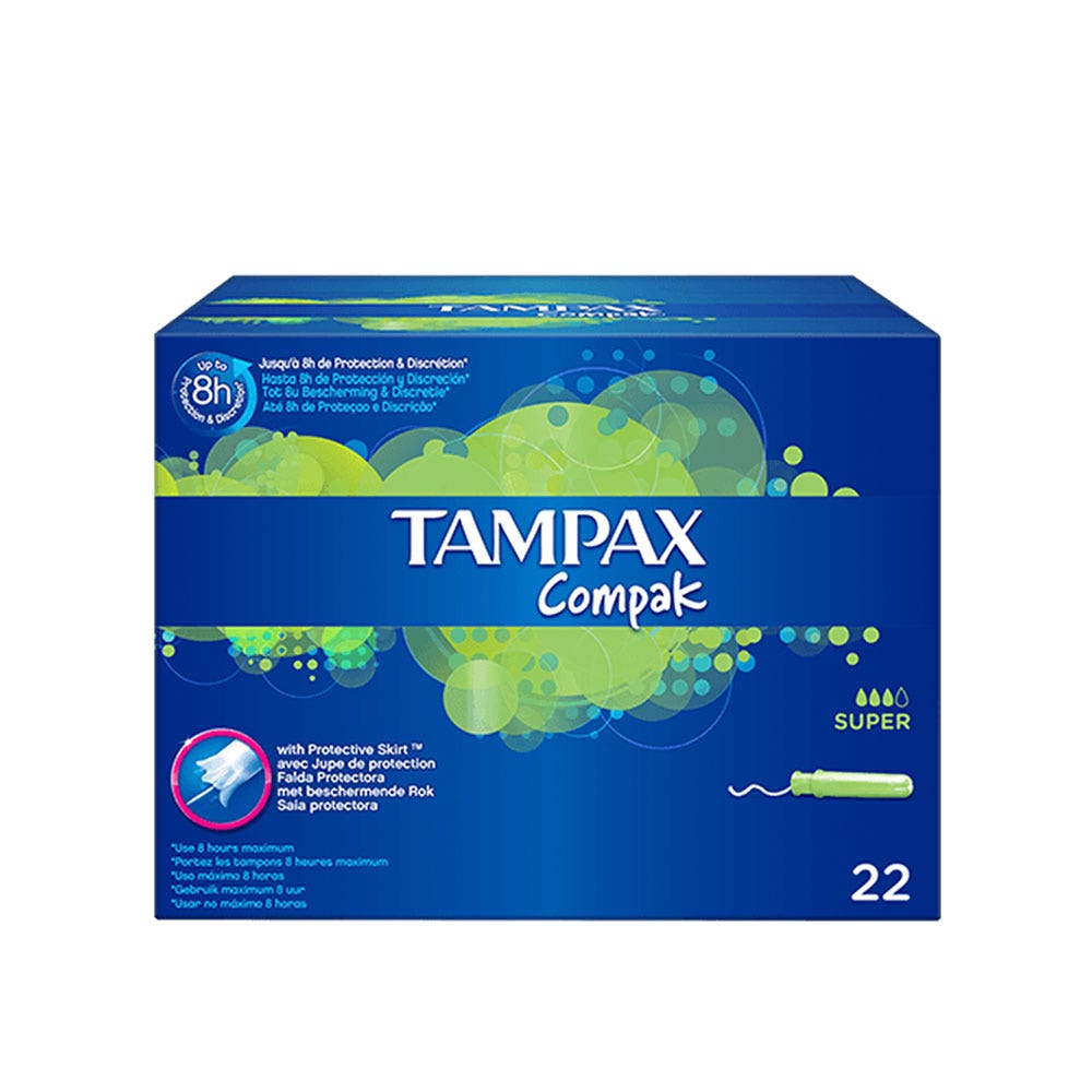 Tampax Compak Super Tampons Avec Applicateur X22
