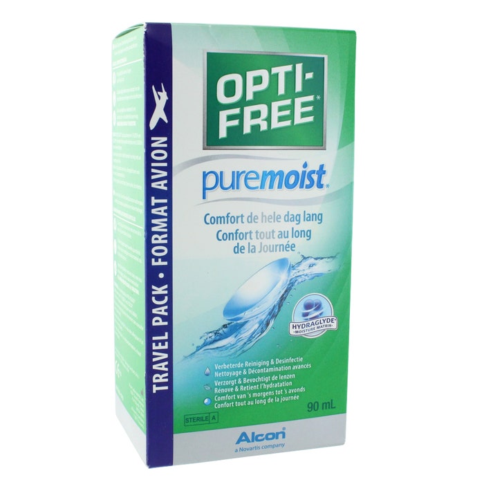 Opti Free Pure Moist Solucion Multifunciones Descontaminante 90 ml Alcon