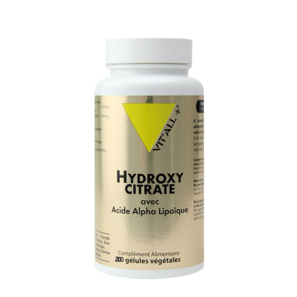 Vit'All+ Ácido alfa lipoico hidroxicitrato 200 cápsulas