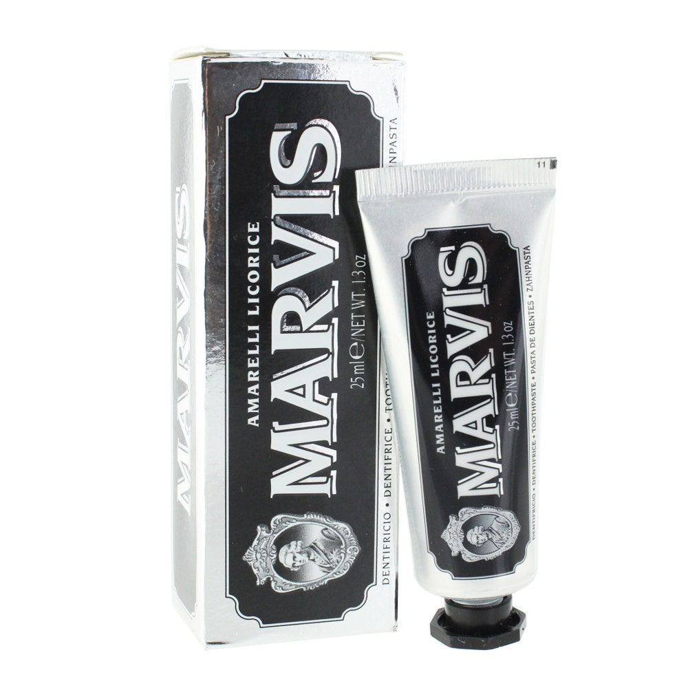 Marvis Licorice Mint Amarelli Pasta dentífrica de regaliz 25 ml