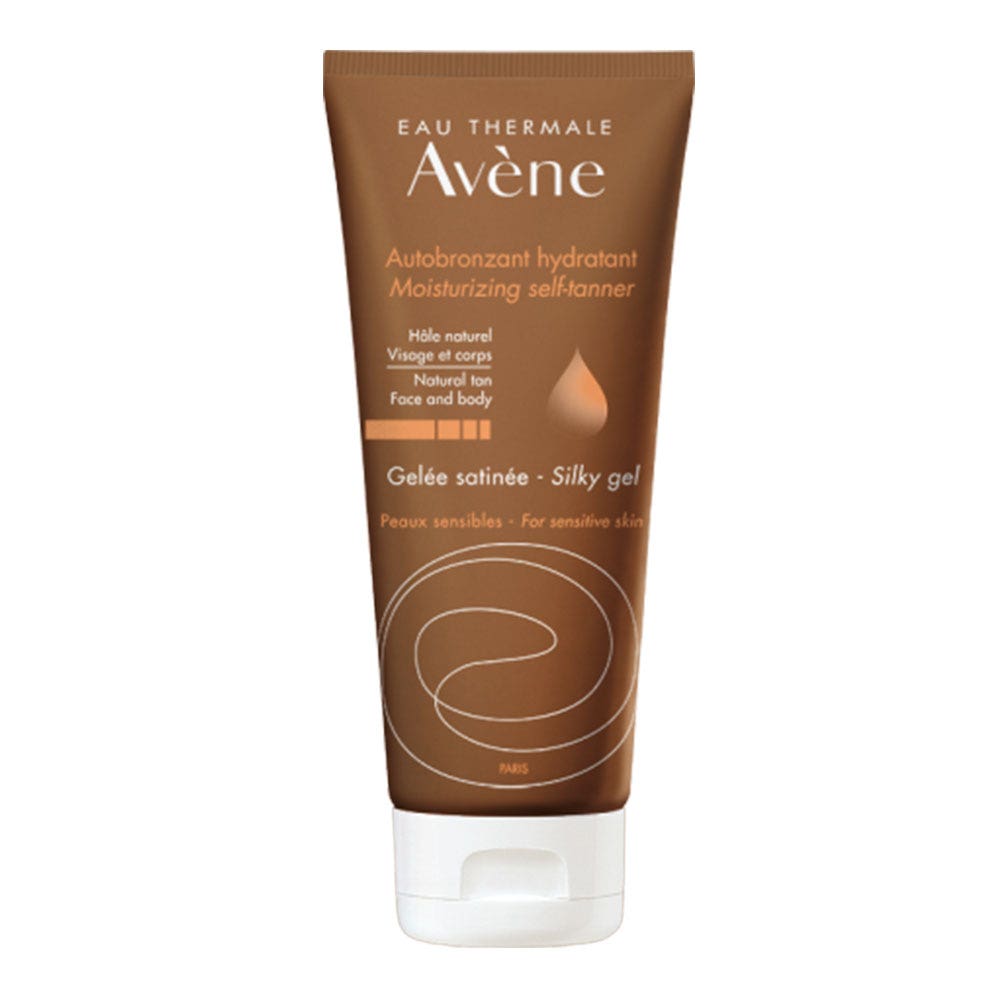 Avène Solar Autobronceador hidratante en gel sedoso rostro y cuerpo pieles sensibles 100 ml
