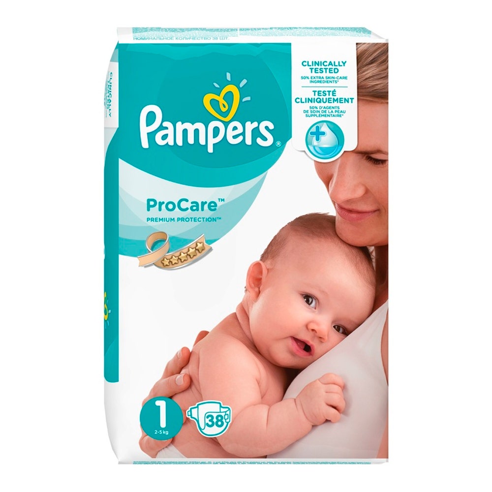 Pampers Premium Pañales Talla 1 2-5kg x24