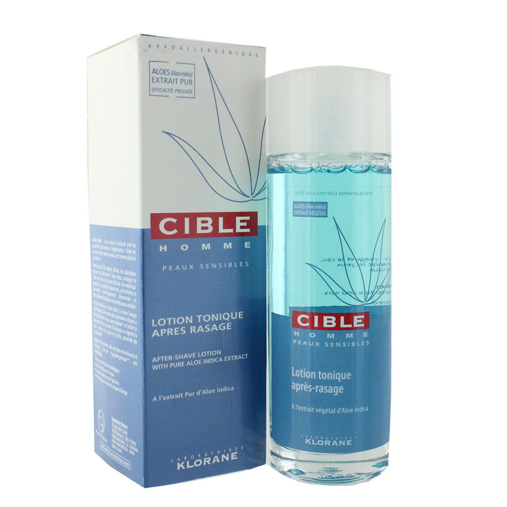 Klorane Cible Homme Locion Tonica After Shave Peaux Sensibles 100ml