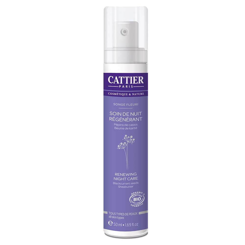 Cattier Songe Fleuri Tratamiento De Noche Regenerador Bio 50ml
