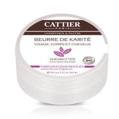 Cattier Beurre De Karite Manteca de karité flores de las islas bio 100g