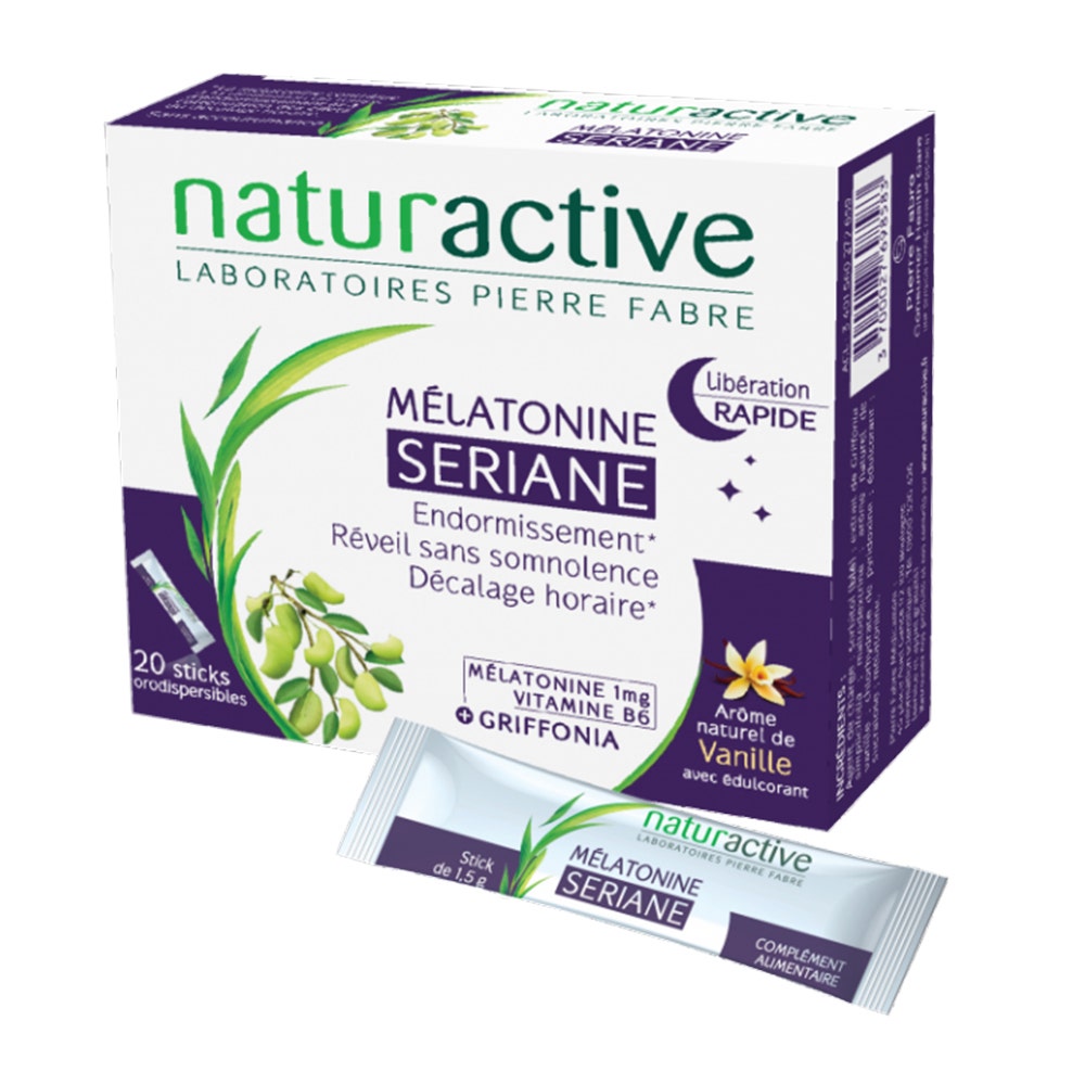 Naturactive Seriane Melatonina 20 Barritas