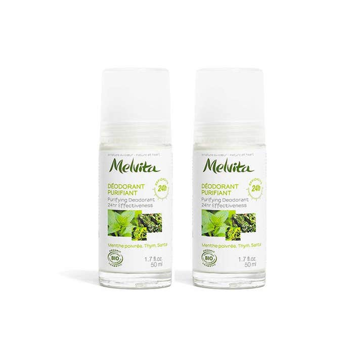 Melvita Desodorante purificante bio eficacia 24h 2x50ml