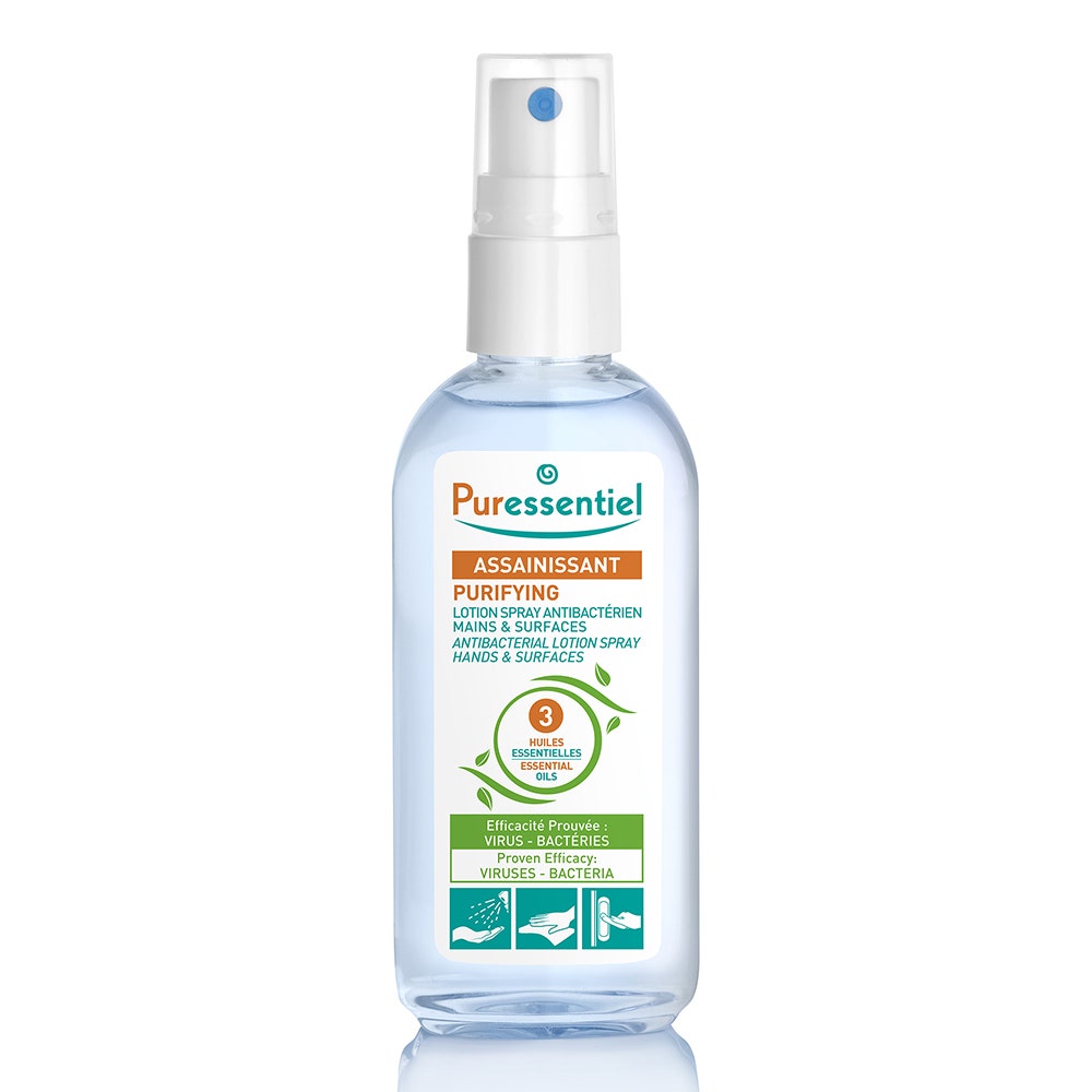 Puressentiel Saneamiento Locion Spray Antibacterias Manos Y Superficies 80 ml