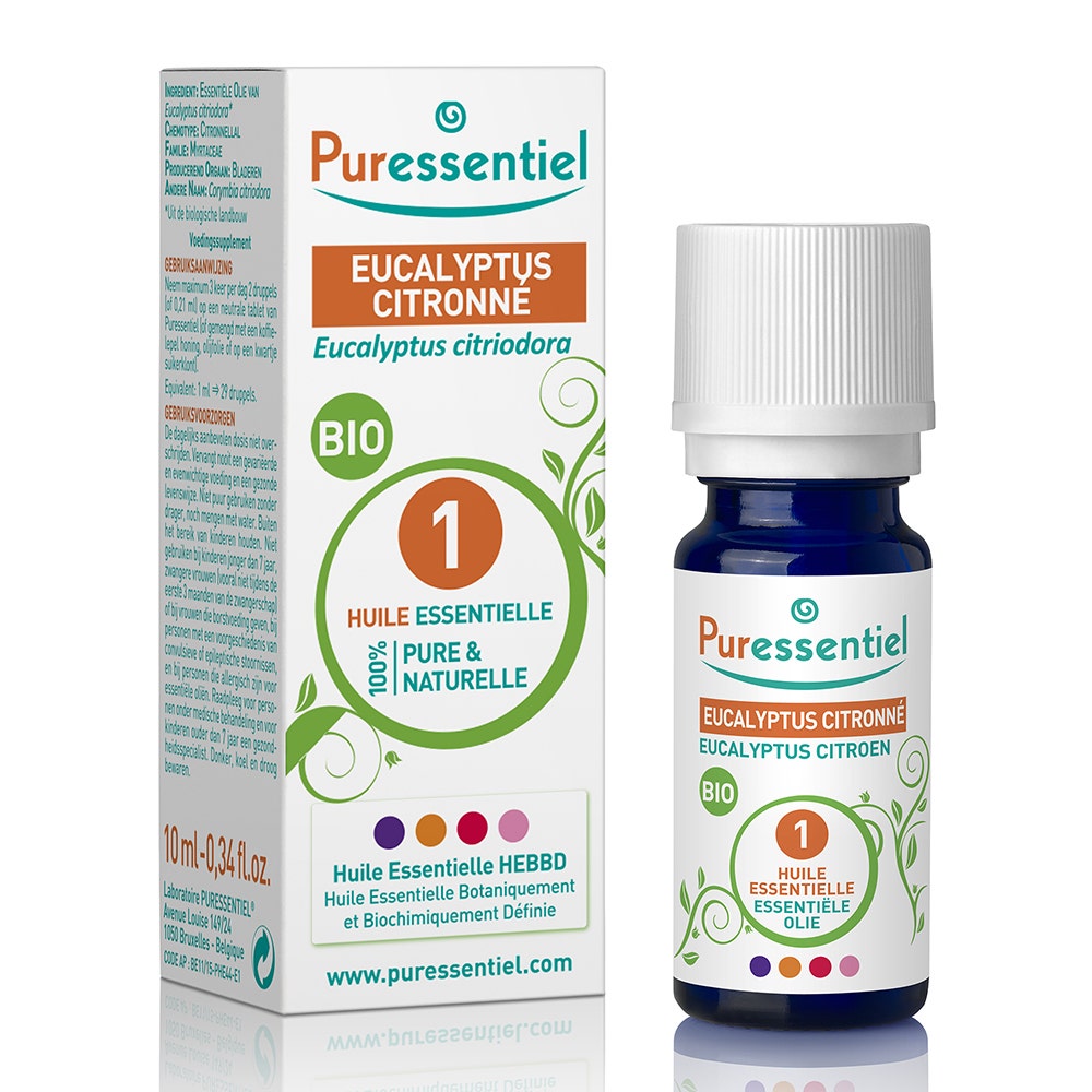 Puressentiel Aceites Esenciales Eucalipto Limón Bio 10 ml