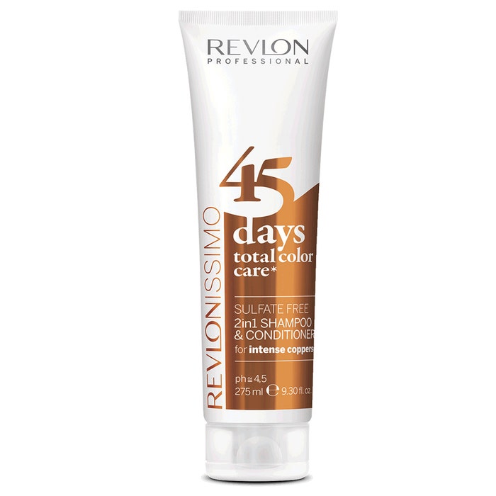 Revlon Professional Revlonissimo 45 Days Color Care Champú y Acondicionador Cobre Intensive 275 ml