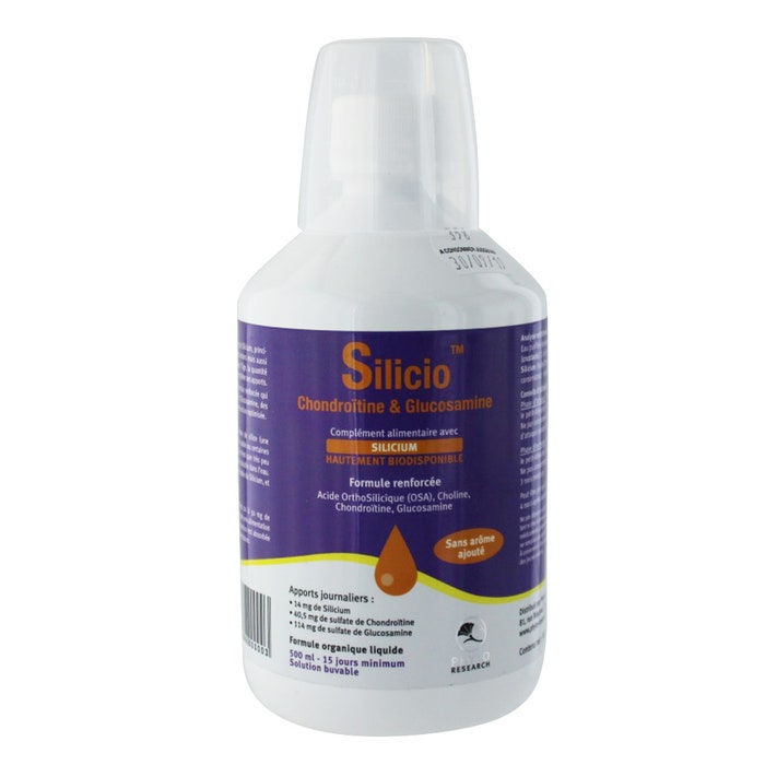 Silicio Condroitina y Glucosamina 500 ml Phytoresearch