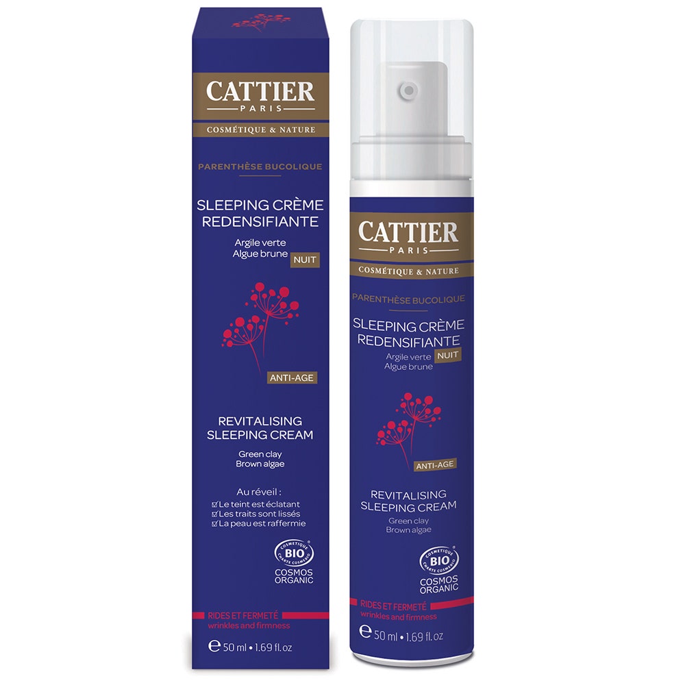Cattier Antiedad Sleeping crema redensificante noche arrugas y firmeza bio 50ml