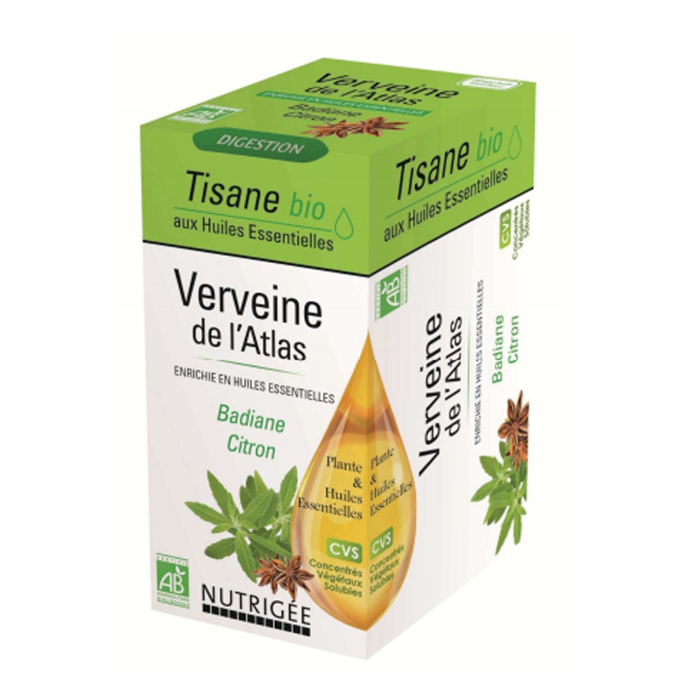 Nutrigée Tisana Verbena Del Atlas Ecológica 20 Bolsitas