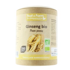 Nat&Form Nat&form Ginseng Bio 200 Gelules 200 Gélules