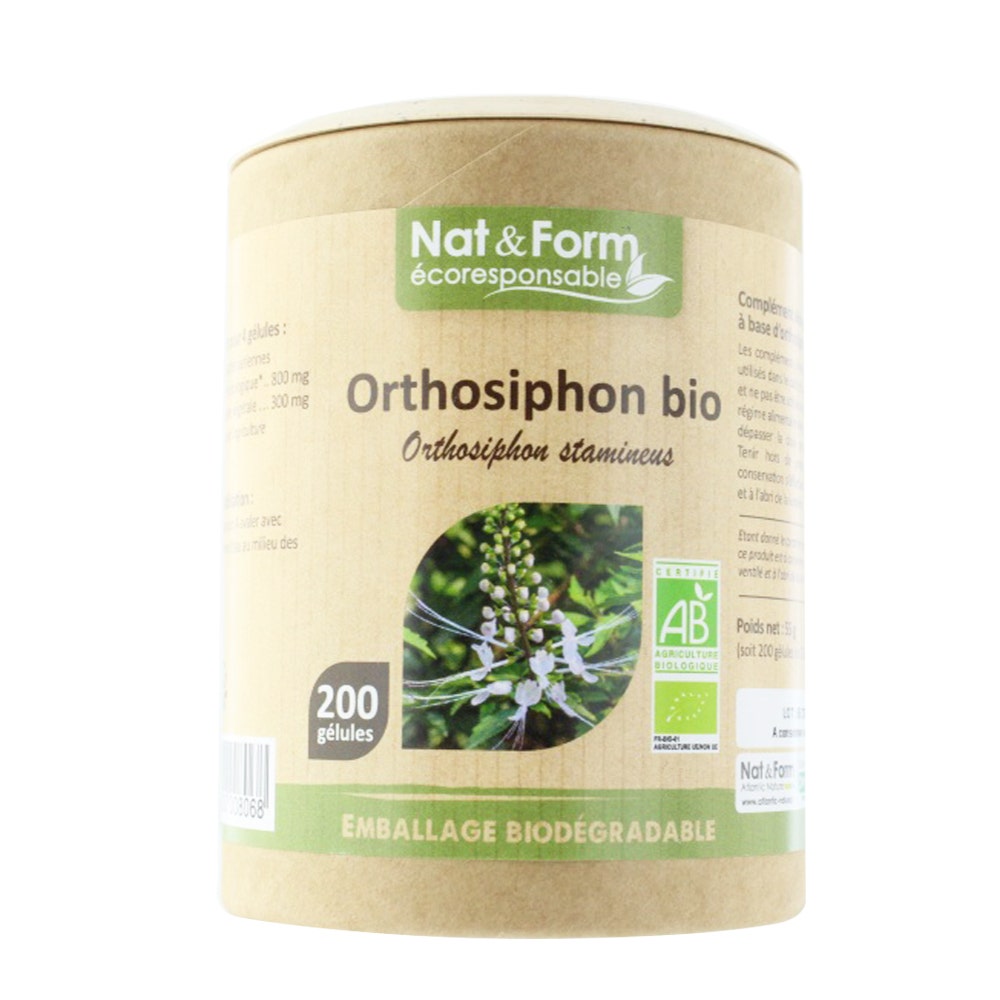 Nat&Form ORTOSIFÓN BIO 200 cápsulas
