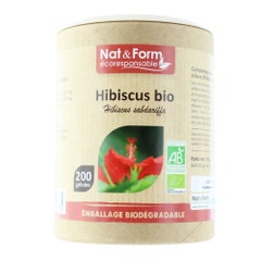 Nat&Form HIBISCO ECOLÓGICO 200 cápsulas