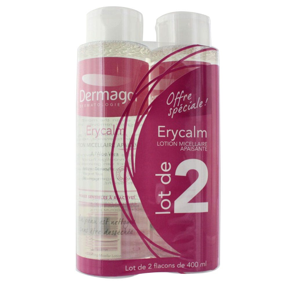 Dermagor Erycalm Loción micelar 2x400 ml