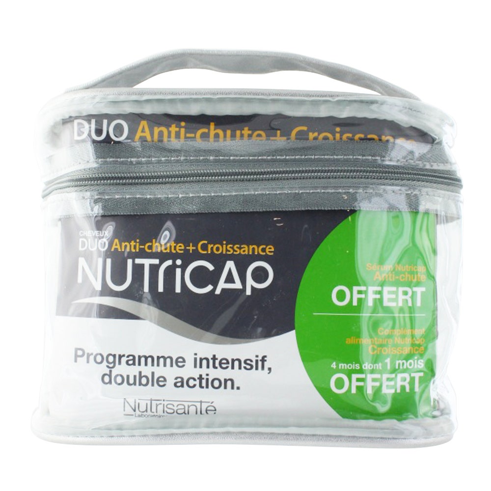 Nutrisante Nutricap Duo Croissance 180 Gelules + Anti-chute 10 Ampoules De Offert