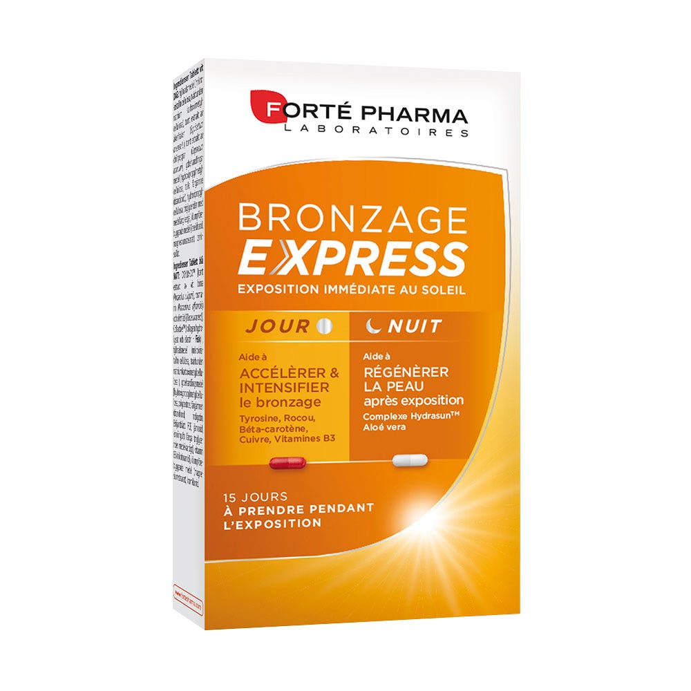 Forté Pharma Bronceado Expres Dia/noche 30 Capsulas