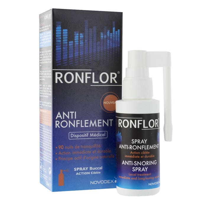 Ronflor Spray Bucal Antirronquidos 50 ml Novodex