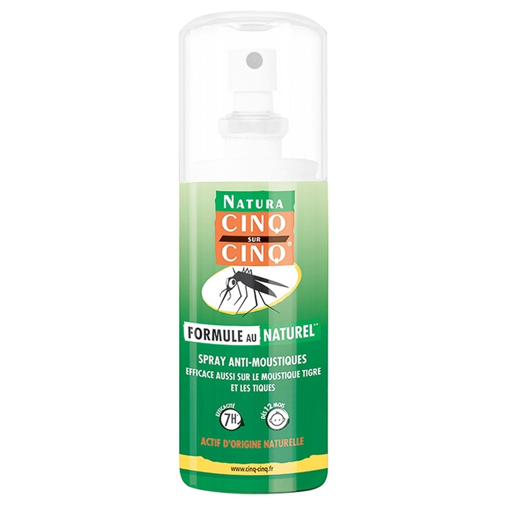 Cinq Sur Cinq Spray antimosquitos natural a partir de los 12 meses 100 ml