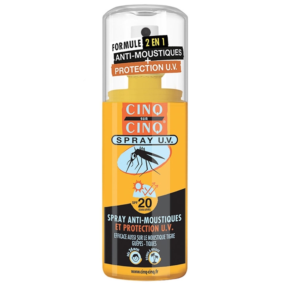 Cinq Sur Cinq Antimosquitos Y Proteccion Uv Spf20 A Partir 24 Meses 75ml