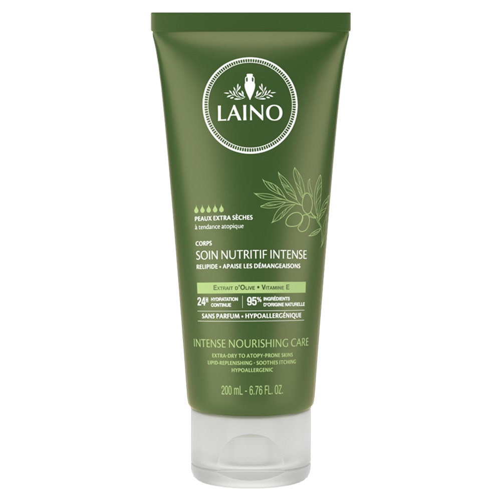 Laino Creme De Soin Nutritif Intensive Corps Oliva Peaux Extra Seches Atopiques 200 ml