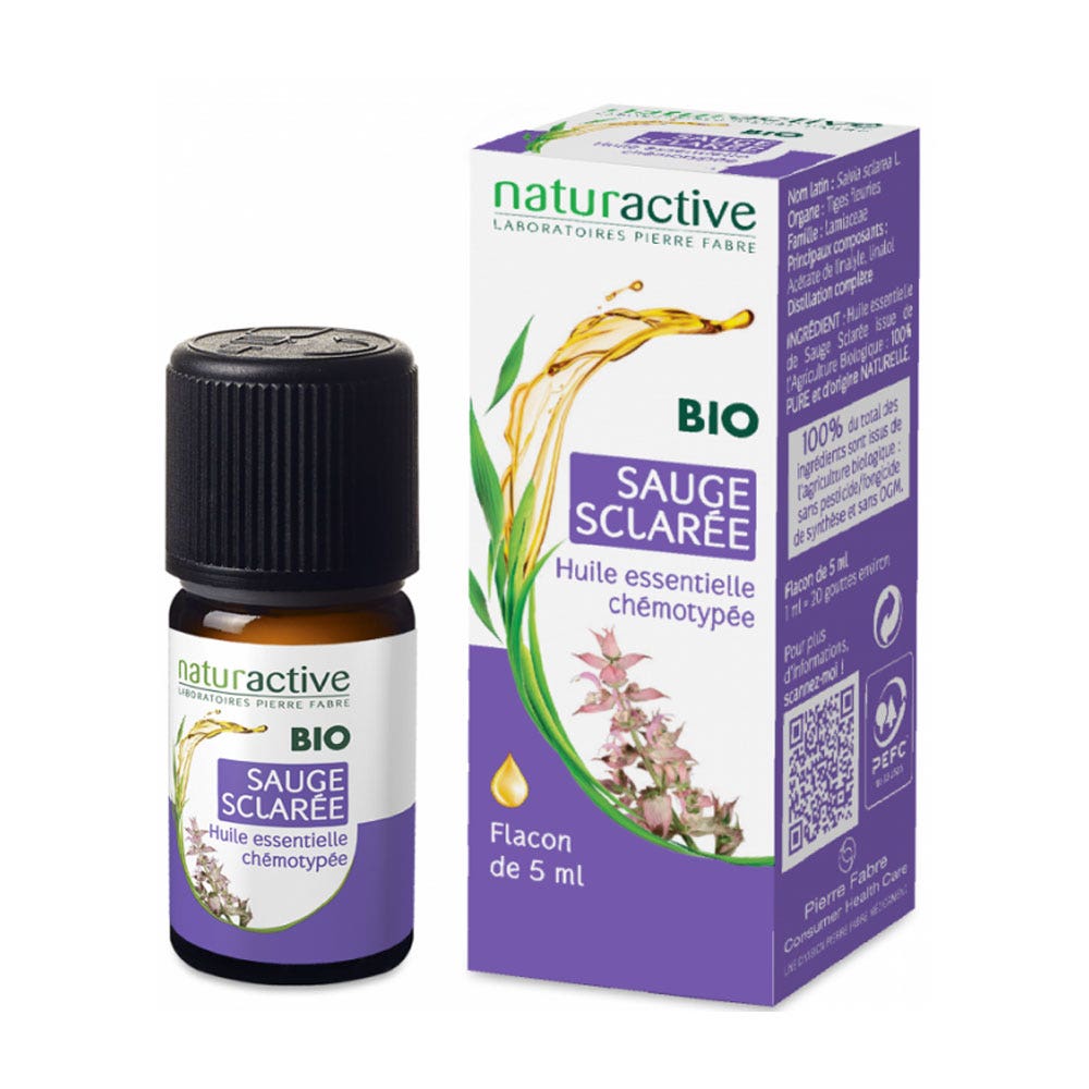 Naturactive Aceite esencial bio salvia esclarea 5 ml