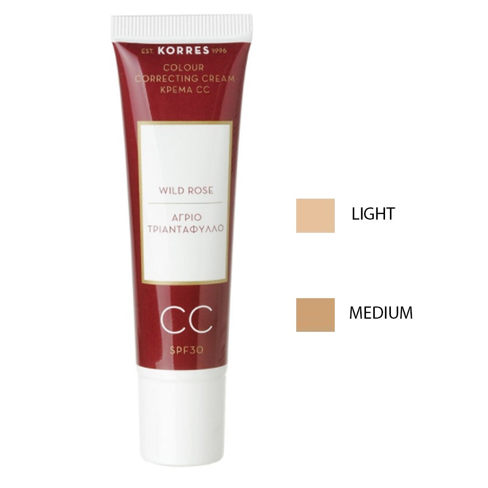 Korres Rosa Silvestre Cc Cream Con Color Spf30 30ml