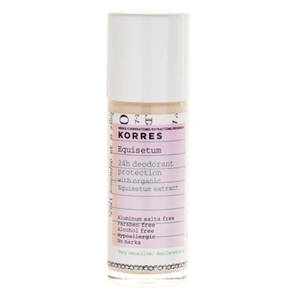 Korres Desodorante Roll-on Refrescante Protector 24h Pieles Sensibles Y Depiladas 30ml