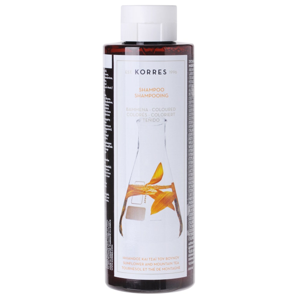 Korres Champu Cabello Tenido Girasol Y Te De Montana 250ml