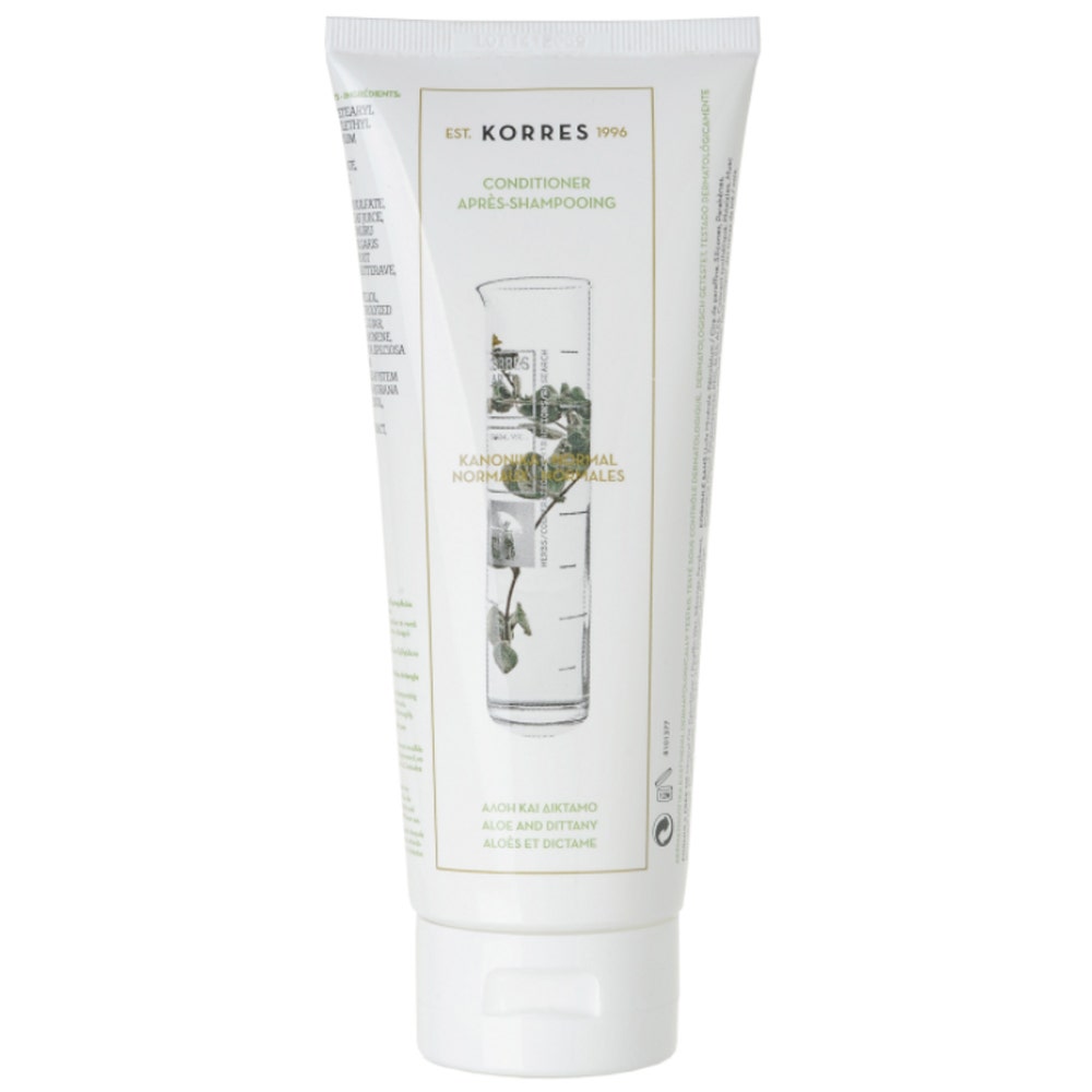 Korres Acondicionador Hidratante Para Cabello Normal Aloe Y Dictamo 200ml