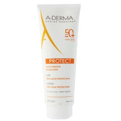 A-Derma Protect Loción protección solar muy alta SPF50+ pieles frágiles 250ml
